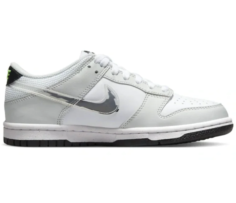 GS Nike Dunk Low "Glitch Swoosh" (Photon Dust)