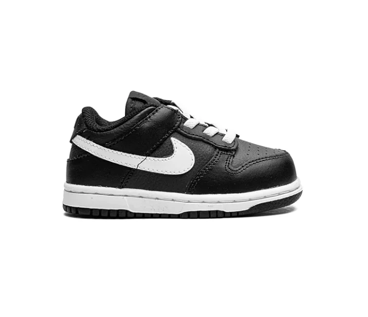 Kids Nike Dunk Low (Black/White)