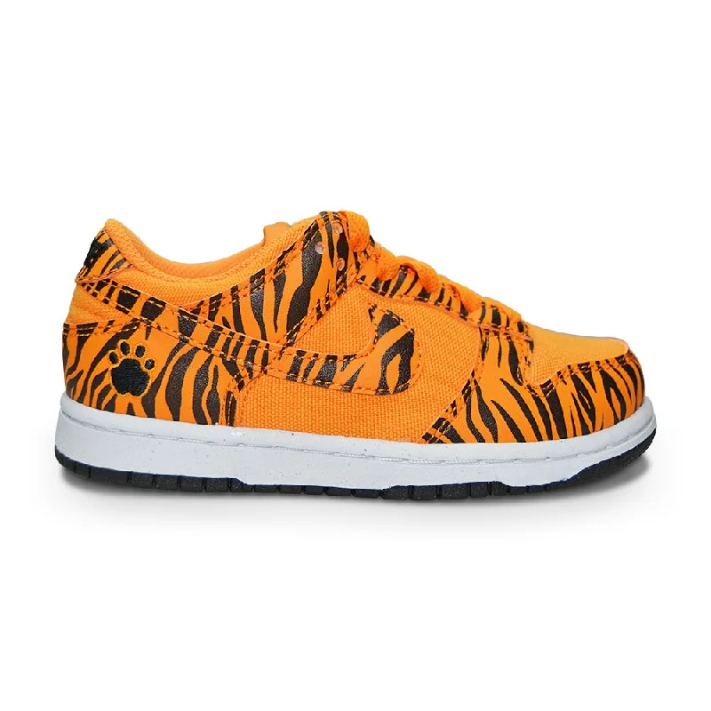 Kids Nike Dunk Low NN (PS) - DZ5633 800 -  Kumquat White Black