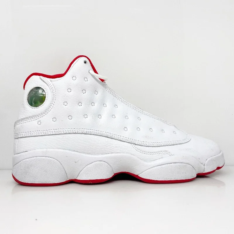 Nike Boys Air Jordan 13 414574-103 White Basketball Shoes Sneakers Size 7Y