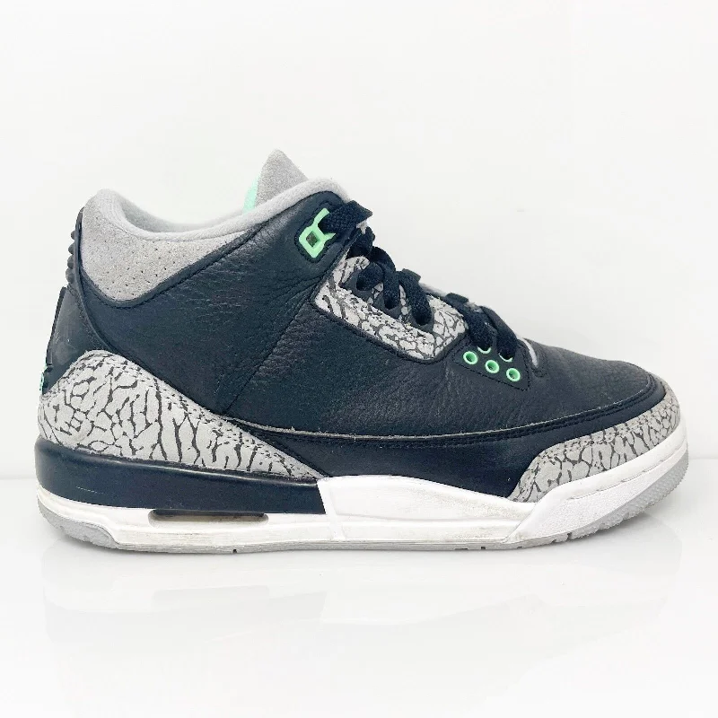 Nike Boys Air Jordan 3 DM0967-031 Black Basketball Shoes Sneakers Size 6.5Y