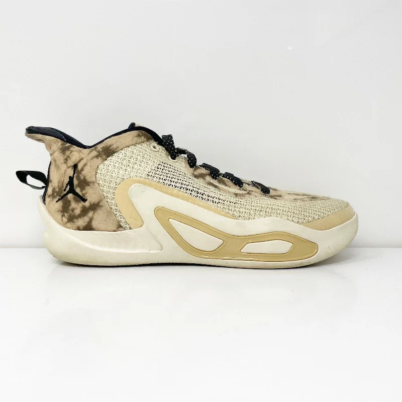 Nike Boys Air Jordan Tatum 1 DX5359-200 Beige Basketball Shoes Sneakers Sz 4.5Y