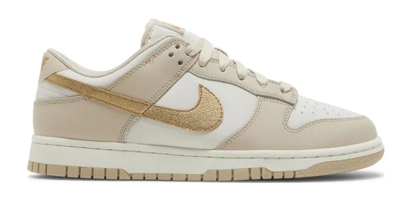 NIKE DUNK LOW PHANTOM METALLIC GOLD (W)