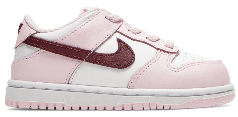 KIDS NIKE DUNK LOW PINK RED WHITE (PS)