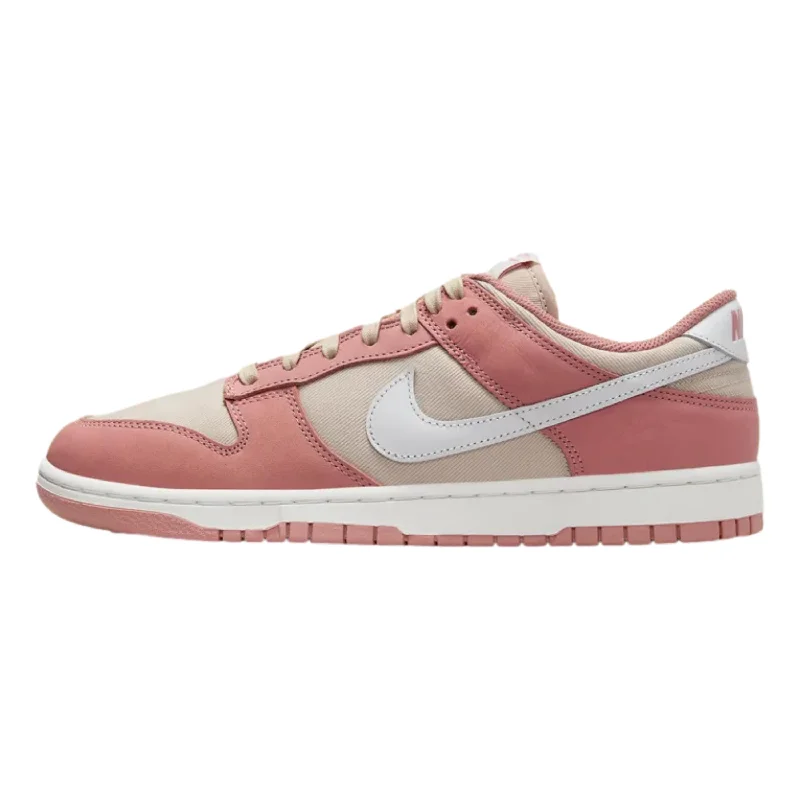 Nike Dunk Low Retro PRM Red Stardust/Summit White  FB8895-601 Men's