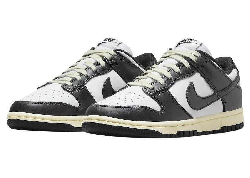 Nike Dunk Low 'Vintage Panda' F18899-100 Women's Black/White Shoes US 12 ANK288