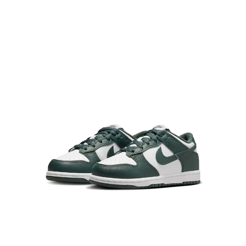 Nike Dunk Low White/Vintage Green-White  FB9108-120 Pre-School