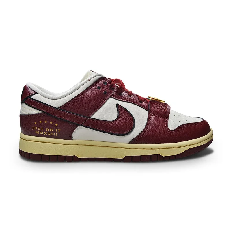 Womens Nike Dunk Low SE - DV1160 101 - Sail Team Red Black Muslin