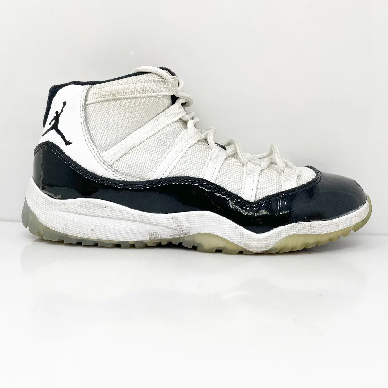 Nike Boys Air Jordan 11 378039-170 White Basketball Shoes Sneakers Size 3Y