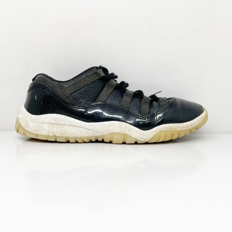 Nike Boys Air Jordan 11 505835-001 Black Basketball Shoes Sneakers Size 3Y