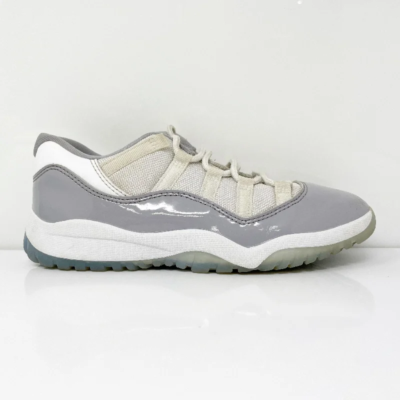 Nike Boys Air Jordan 11 Low 505835-140 Gray Basketball Shoes Sneakers Size 3Y