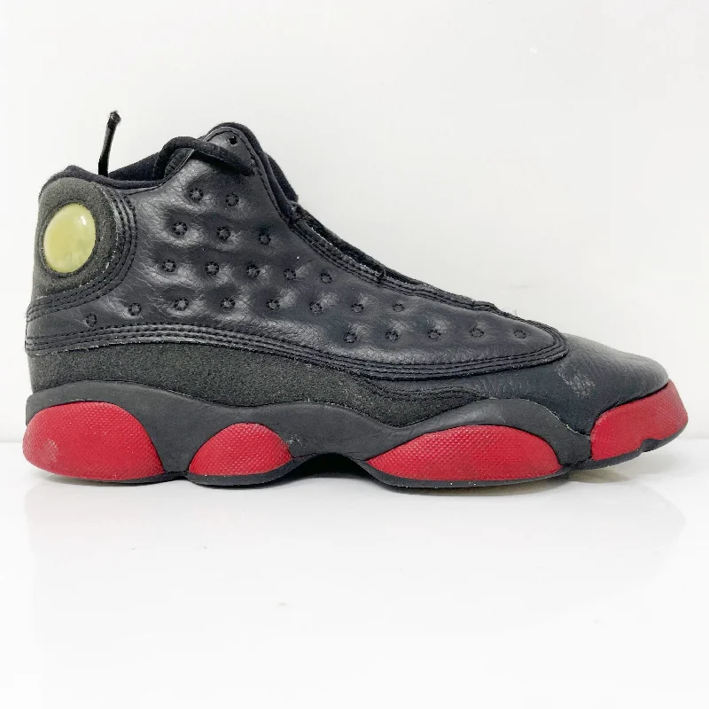 Nike Boys Air Jordan 13 414574-033 Black Basketball Shoes Sneakers Size 4Y