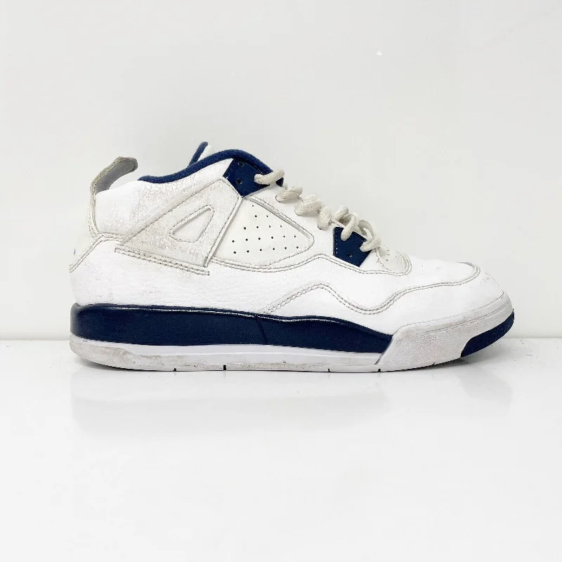 Nike Boys Air Jordan 4 LS 707430-107 White Basketball Shoes Sneakers Size 3Y