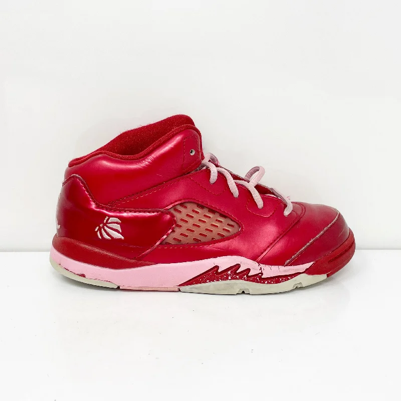 Nike Boys Air Jordan 5 440890-605 Red Basketball Shoes Sneakers Size 10C