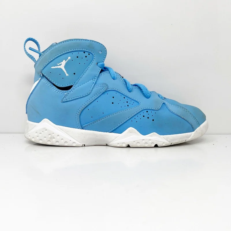 Nike Boys Air Jordan 7 304773-400 Blue Basketball Shoes Sneakers Size 2Y