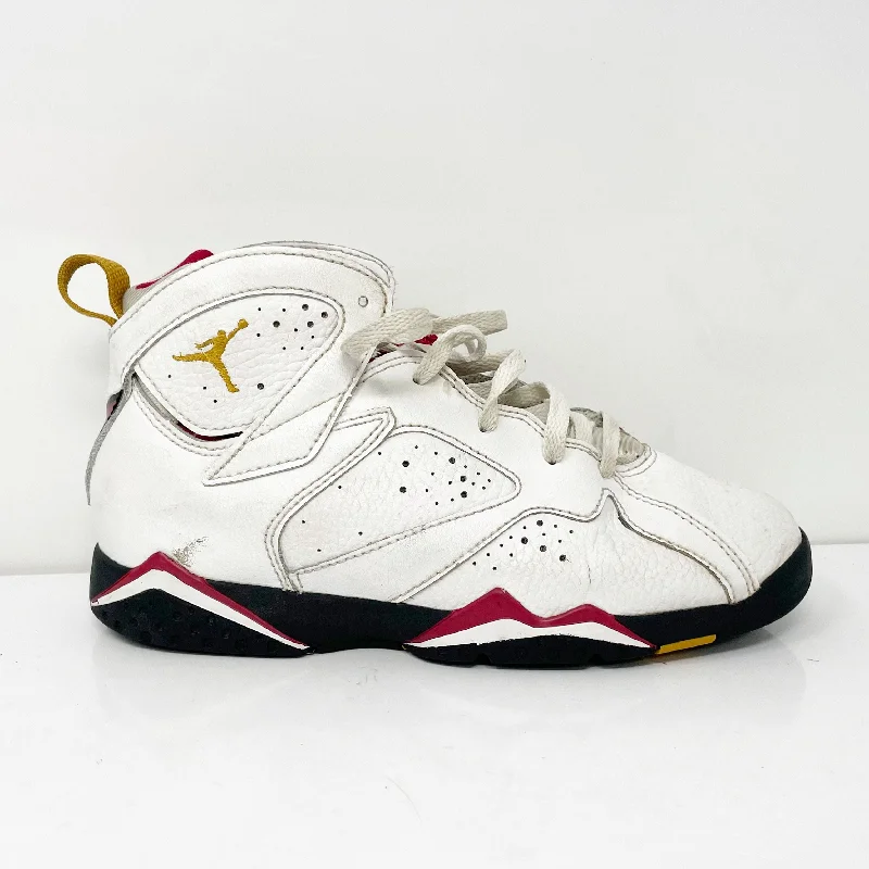 Nike Boys Air Jordan 7 DJ2778-106 White Basketball Shoes Sneakers Size 2.5Y