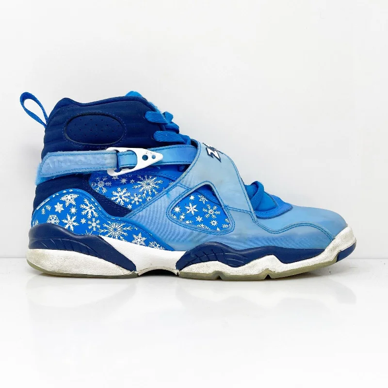 Nike Boys Air Jordan 8 305368-400 Blue Basketball Shoes Sneakers Size 6.5Y