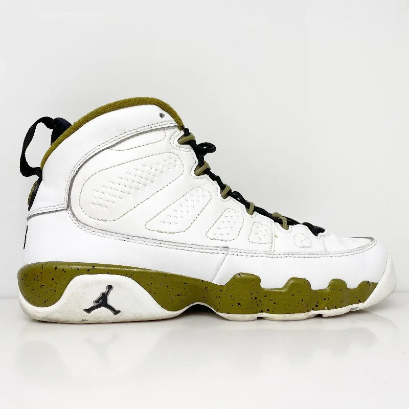 Nike Boys Air Jordan 9 302359-109 White Basketball Shoes Sneakers Size 7Y