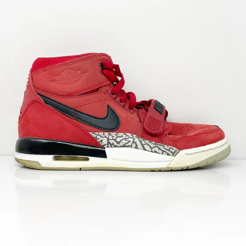 Nike Boys Air Jordan Legacy 312 AT4040-601 Red Basketball Shoes Sneakers Size 7Y