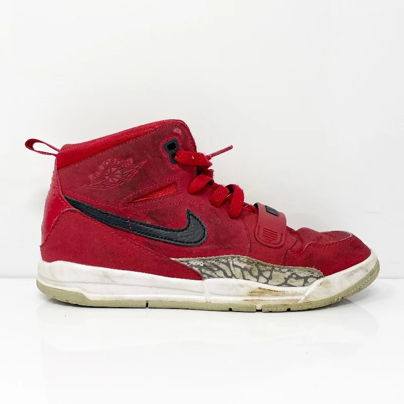 Nike Boys Air Jordan Legacy 312 AT4047-601 Red Casual Shoes Sneakers Size 2.5Y